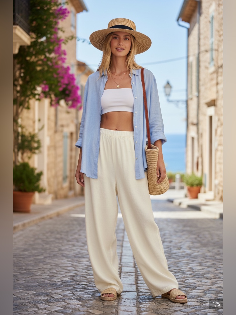 Helsa| Puff Barrel Balloon Baggy Pants In Ivory| Nwt| Xs